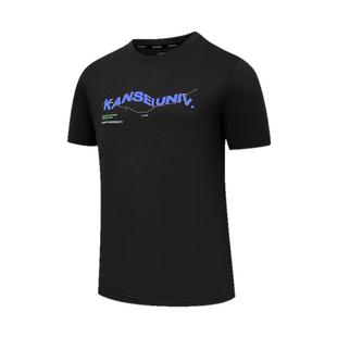 乔丹强风吹拂联名短袖t恤男士2026春季新款跑步运动字母透气上衣