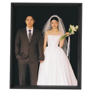 高级感婚纱照相框摆台6寸7寸结婚登记照片相框洗照片做成相框挂墙
