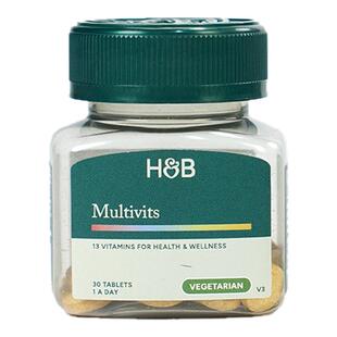 英国HB荷柏瑞复合维生素全族成人男女综合多维营养片A/B/C/D/E/K