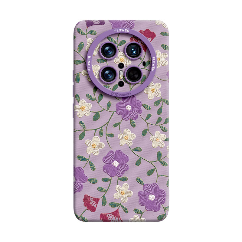 适用华为mate80promax手机壳mate60pro保护70套30新款50的40外壳+后mt女Air十pr0高级感硅胶轻奢创意丙烯花藤