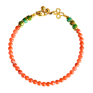 【普陀山正品】天然南红玛瑙招财护身手链本命年吉祥纳福富贵手串