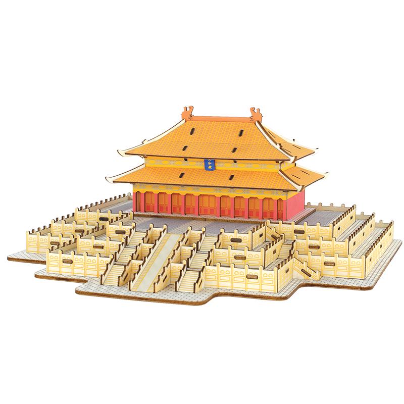 立体拼图大学生摆件建筑益智玩具