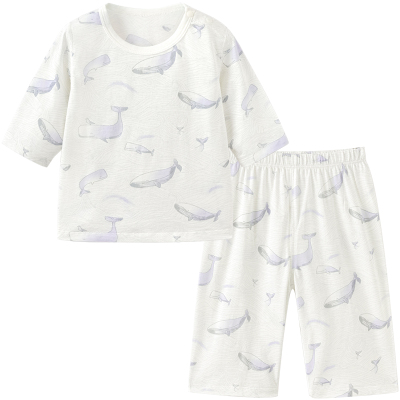 babylove宝宝家居服套装纯棉夏季