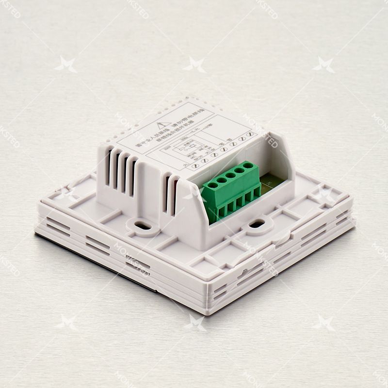 蒙克森德直供水地暖温控液晶面板集成式带编程温控面板控制器