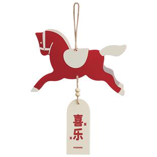 Mandelda马上暴富创意挂件乔迁新居装饰品入户玄关门把手喜庆挂饰