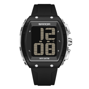 语音报时手表老年人专用大数字夜光防水闹钟盲人电子表大屏多功能