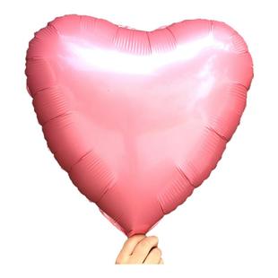 情人节心形五角星星爱心珠光铝膜气球儿童生日活动派对装饰气球