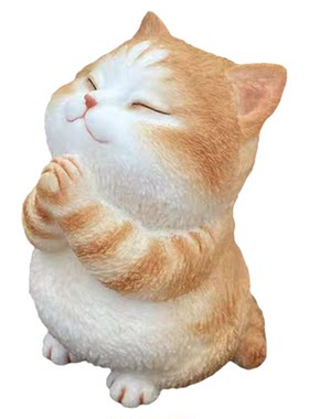 小众高级感礼物治愈系许愿猫摆件