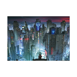 赛博朋克个性潮牌挂布ins风背景布房间卧室装饰墙布学生宿舍挂毯