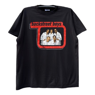 Backstreet Boys后街男孩美式复古流行乐偶像风hiphop质感短袖T恤
