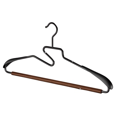 高级护领榉木铁艺衣架民宿酒店用