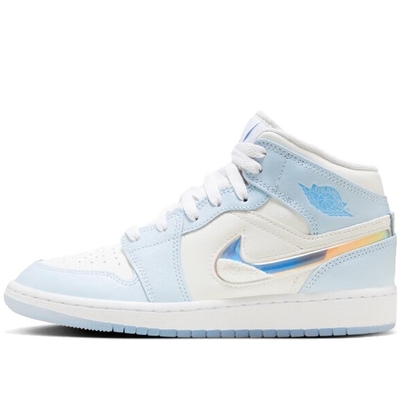 Nike耐克官网正品女鞋大童鞋Air Jordan 1 MID休闲鞋子板鞋FQ9117