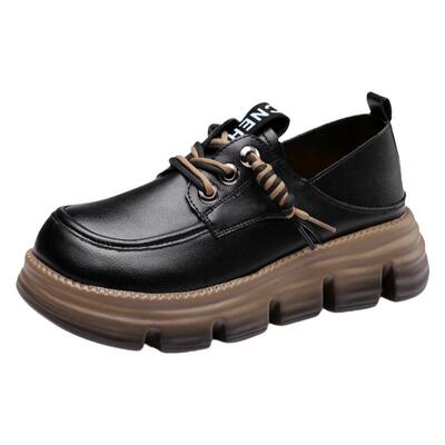 厚底乐福鞋皮鞋女百搭时尚