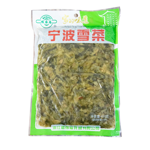 备得福宁波雪菜400g袋装早餐开胃菜腌咸菜下饭菜香脆新鲜即食酸菜
