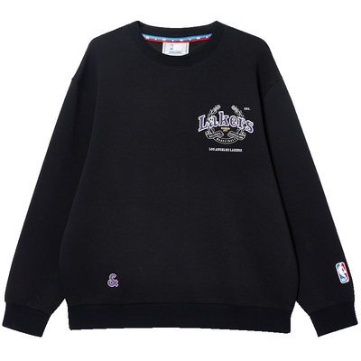 [商场爆款]杰克琼斯男卫衣NBA联名圆领套头字母长袖上衣225333128