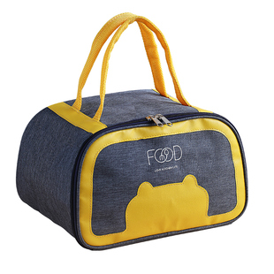 保温袋手提包防水耐磨学生上班族带饭便当袋包铝箔加厚饭盒便携袋