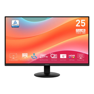 微星 24.5英寸100Hz刷新IPS屏莱茵护眼办公护眼显示器PRO MP252L