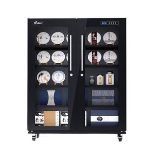 锐玛茶叶防潮箱控湿智能触屏普洱老班章办公室收纳储存展示干燥柜