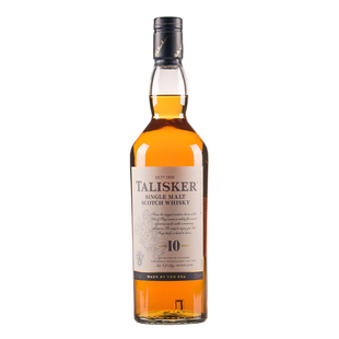 【指南针】泰斯卡10年Talisker单一麦芽苏格兰威士忌洋酒强劲泥煤