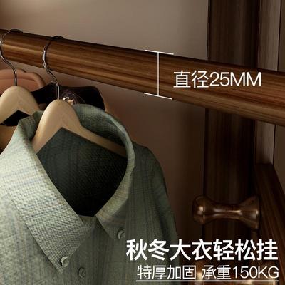 实木转角衣帽架挂衣架落地卧室入户墙角家用拐角衣柜简易置物架子