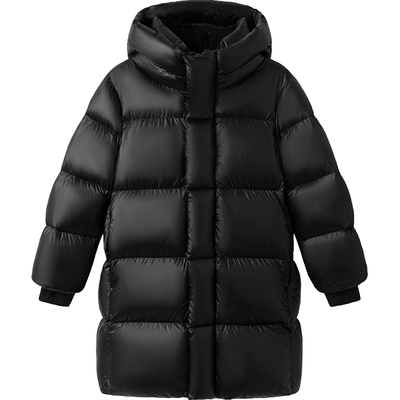 巴拉巴拉儿童羽绒服长款过膝外套
