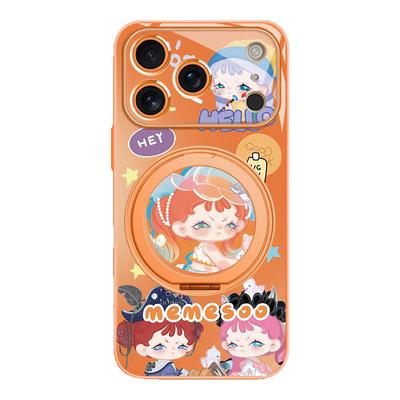 鬼马少女系列磁吸支架壳适用苹果