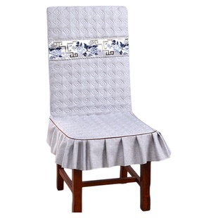椅套罩万能椅子套加大加宽通用防滑实木凳子套亚麻2025新款餐椅套