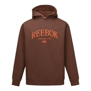Reebok锐步官方26年新款男女同款时尚休闲复古印花舒适连帽卫衣