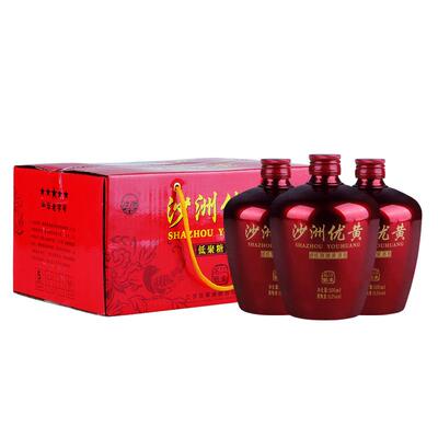 沙洲优黄低聚糖小红坛黄酒整箱装