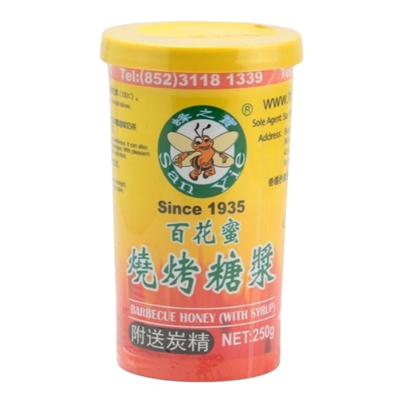 蜂之宝 百花蜜烧烤糖浆250克X3蜂制品天然食用纯正天然食用蜂蜜版