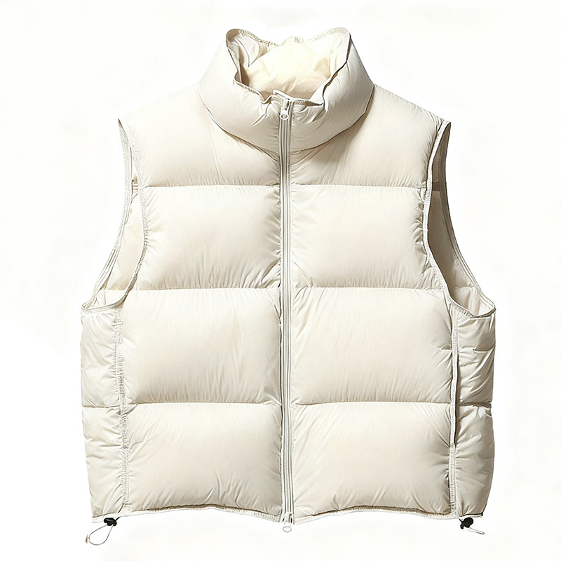 加厚保暖95白鸭绒立领羽绒服马甲