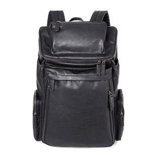 MG双肩包男包旅行包大容量休闲背包男士时尚潮多功能新书包电脑包