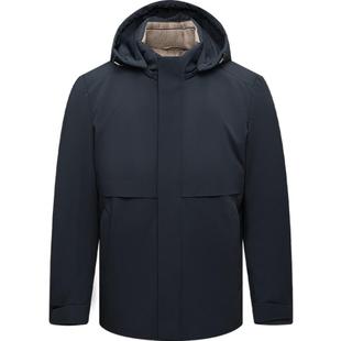 HLA/海澜之家可脱卸内胆羽绒服25秋冬新可拆卸帽一衣多穿外套男