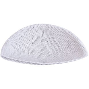 简约针织帽 小老虎春夏季亚麻瓜皮运动和尚居士李雪健透气凉帽子