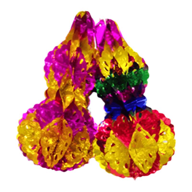 端午節(jié)葫蘆發(fā)光塑料亮紙七彩水晶葫蘆蘋果五月節(jié)掛的福字掛件燈籠