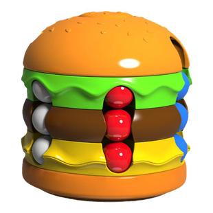 汉堡薯条魔豆魔方指尖陀螺儿童学生滚珠旋转创意解压益智思维玩具