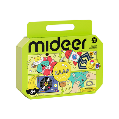 mideer弥鹿纸艺电路电力科学玩具