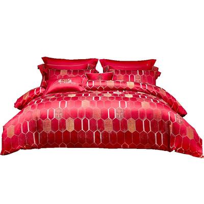 mine100支新疆长绒棉爱巢八件套