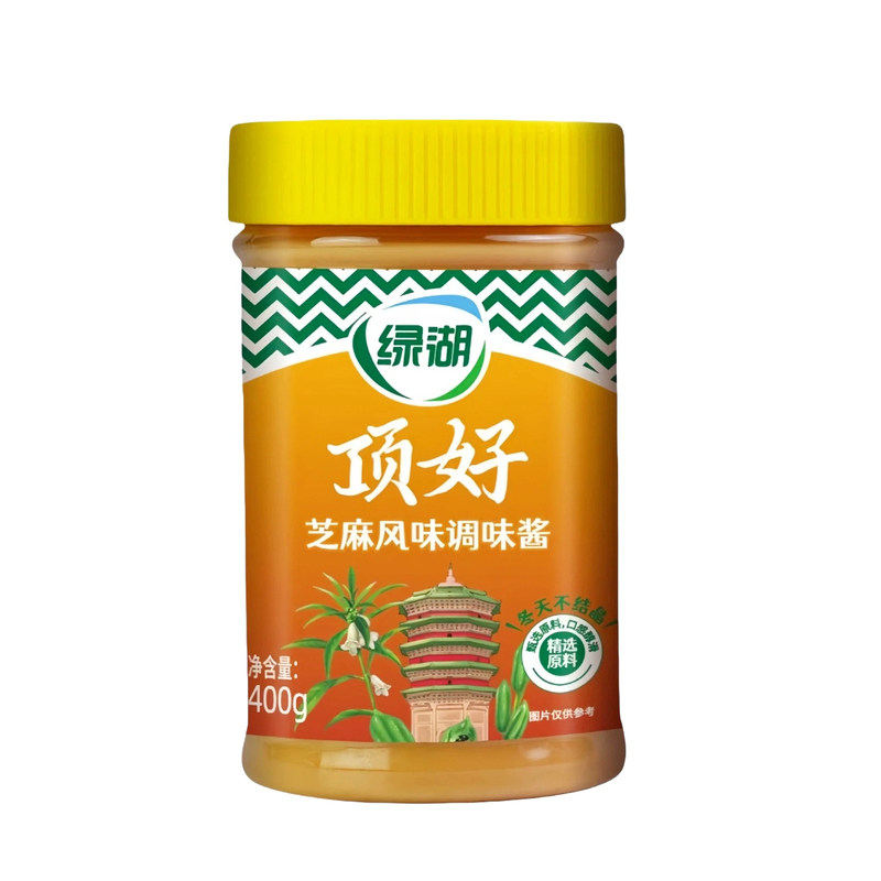 绿湖顶好芝麻风味调味酱400g整箱