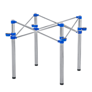 简约折叠桌架桌腿支架金属桌脚架桌架子不锈钢麻将桌腿地摊桌子腿