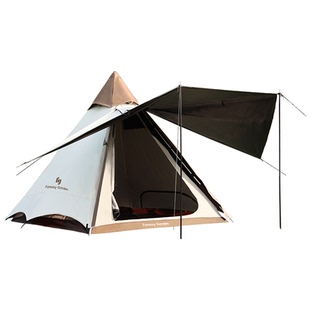 Fantasy Garden梦花园户外露营金字塔帐篷黑胶防晒防水全自动速开