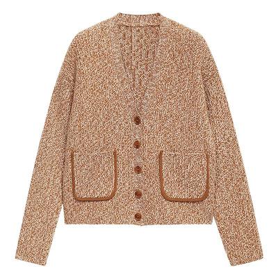 【100%山羊绒】BLUE ERDOS慵懒V领针织开衫B246A1011