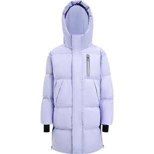 本来BENLAI儿童防泼水防风加厚90绒连帽羽绒服25冬新款BTA150023
