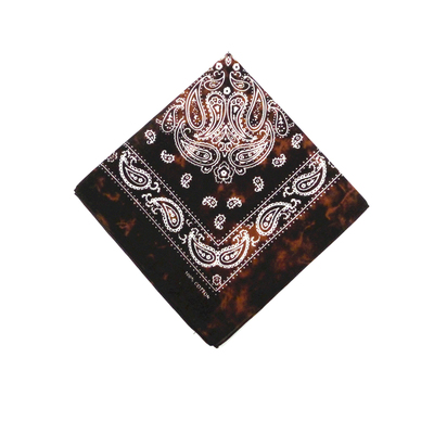 扎染方巾头巾机车腰果花嘻哈男女