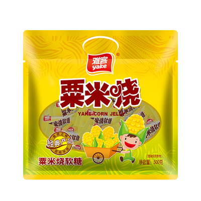 雅客粟米烧500g经典软糖