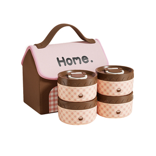 316不锈钢保温饭盒微波炉加热上班族带饭餐盒学生保鲜便当碗新款