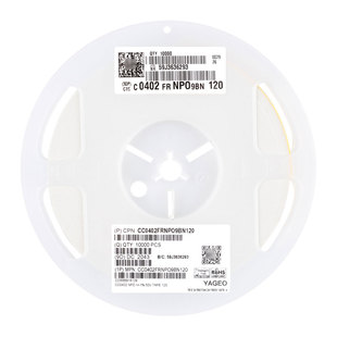 全新原装0402贴片电容12pF(120) ±1% 50V NP0 CC0402FRNPO9BN120