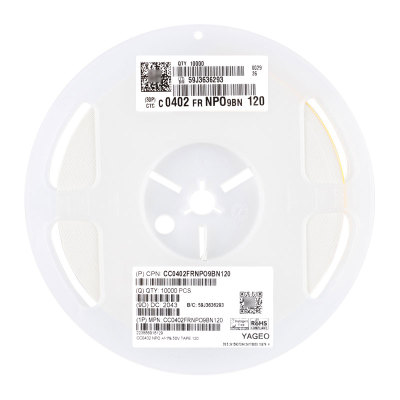 0402贴片电容12pF(120)±1%50V