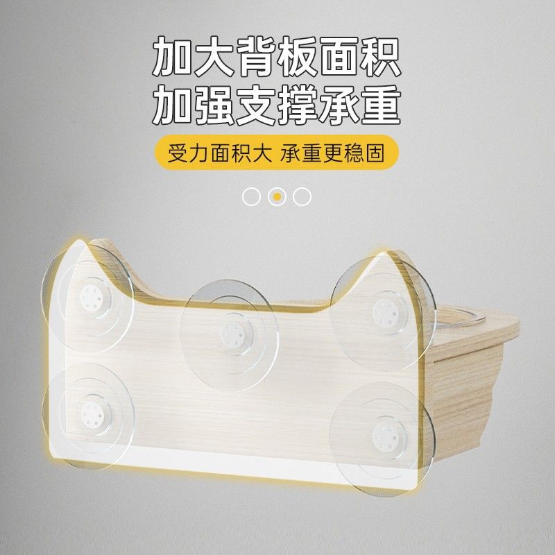 壁挂式猫爬架实木窗户玻璃吸盘免打孔墙壁太空舱猫窝