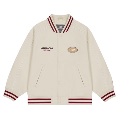 NB儿童春秋新品梭织外套棒球服